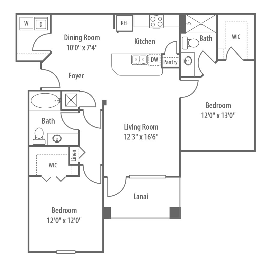 Ibis 2 bed 2 bath